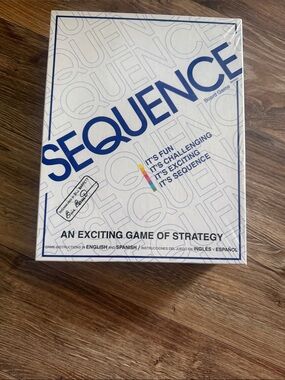 Jax Sequence Board Game - White & Blue Box 2-12 players!